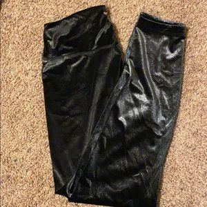 Pink Velvety leggings